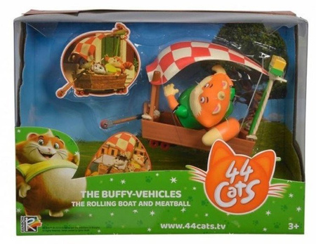 Smoby 44 koty figurka klopsik i łódka Simba